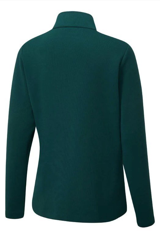 PING Lyla Half Zip Ribbed dam fleece, pine