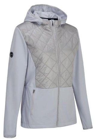 PING Gem Hybrid Hooded damjacka, gem quiet grey