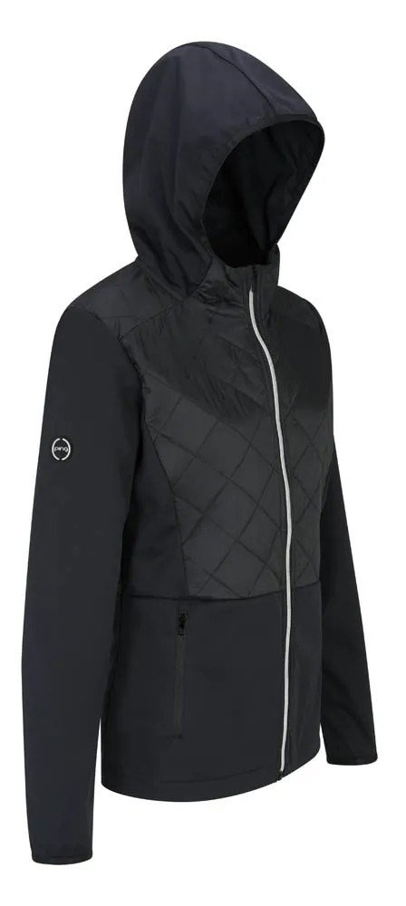 PING Gem Hybrid Hooded damjacka, svart