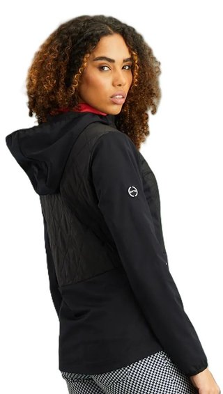 PING Gem Hybrid Hooded damjacka, svart