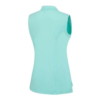 PING Solene Sleeveless dam polo, aruba blue