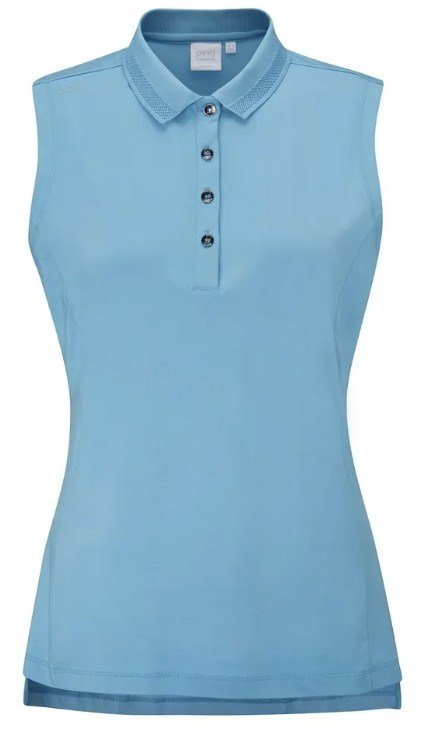 PING Solene Sleeveless dam polo, laguna