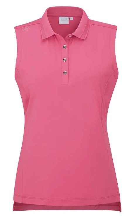 PING Solene Sleeveless dam polo, pink blossom