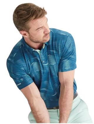PING Optic Groove herr polo, forest multi