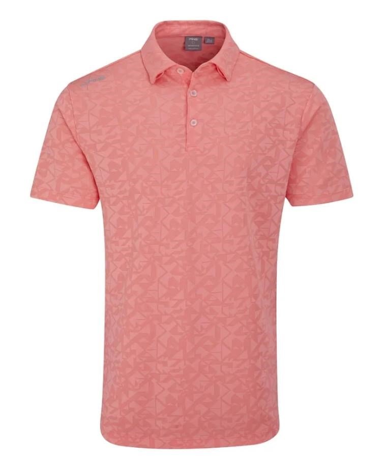 PING Geo Camo herr polo, desert flower