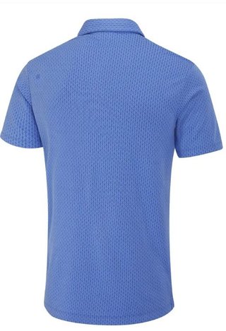 PING Hershel herr polo, cornflower blue multi