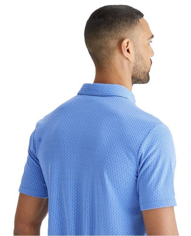 PING Hershel herr polo, cornflower blue multi