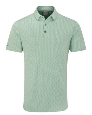 PING Hershel herr polo, misty green multi
