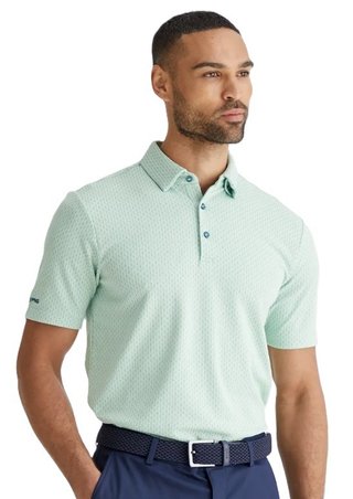 PING Hershel herr polo, misty green multi