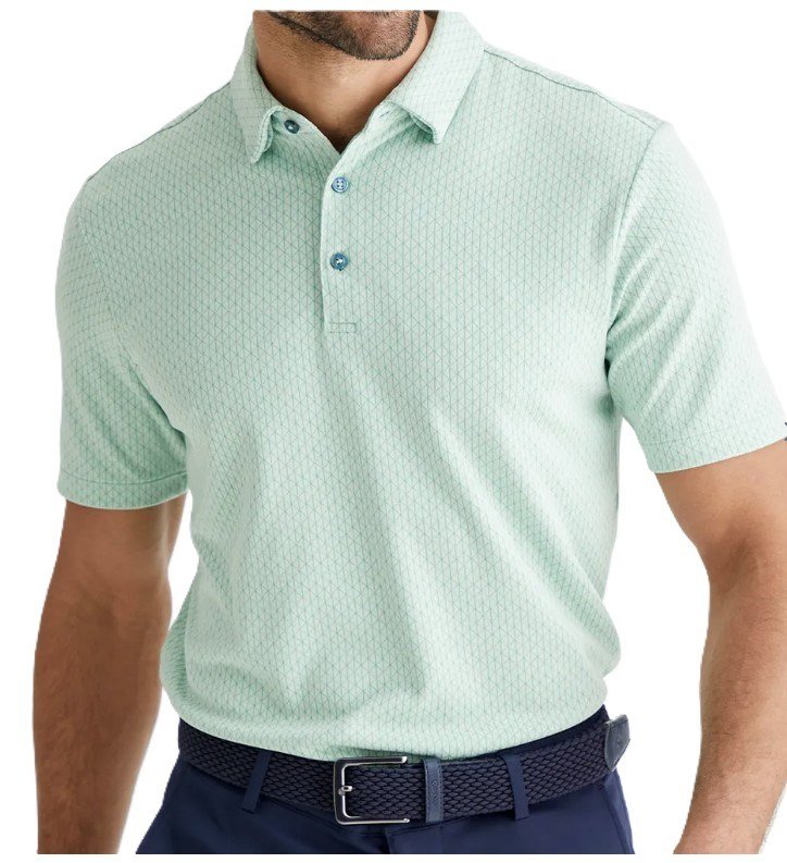 PING Hershel herr polo, misty green multi