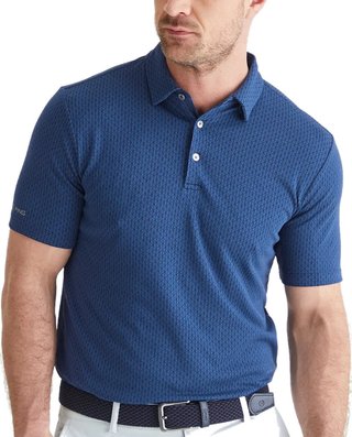 PING Hershel herr polo, oxford blue multi