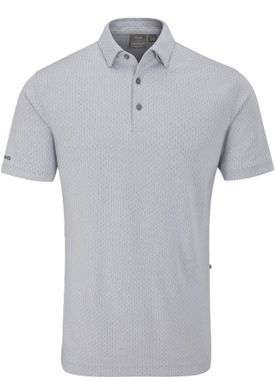 PING Hershel herr polo, silver multi