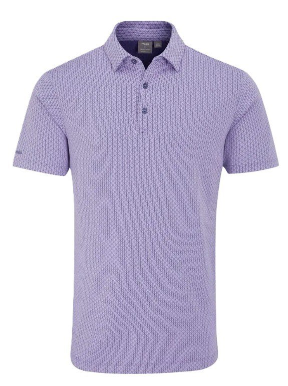 PING Hershel herr polo, purple ash multi