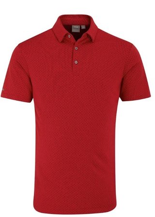 PING Hershel herr polo, rich red multi