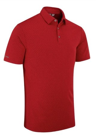 PING Hershel herr polo, rich red multi