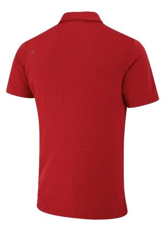 PING Hershel herr polo, rich red multi