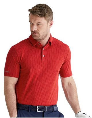 PING Hershel herr polo, rich red multi