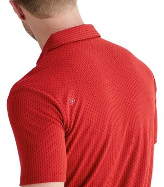 PING Hershel herr polo, rich red multi