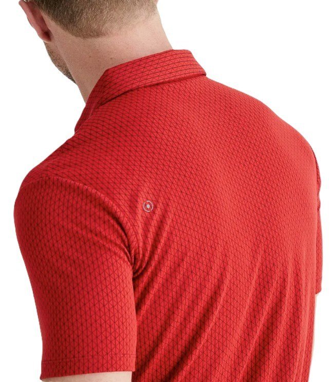 PING Hershel herr polo, rich red multi