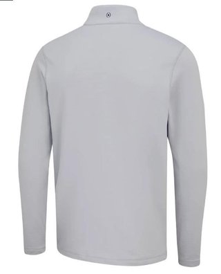 PING Rhodri Half Zip Fleece herr sweatshirt, silver/navy