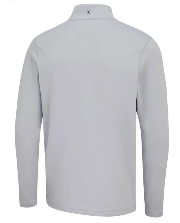 PING Rhodri Half Zip Fleece herr sweatshirt, silver/navy