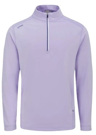 PING Latham Half Zip herr midlayer, purple ash