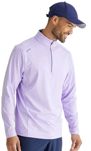PING Latham Half Zip herr midlayer, purple ash
