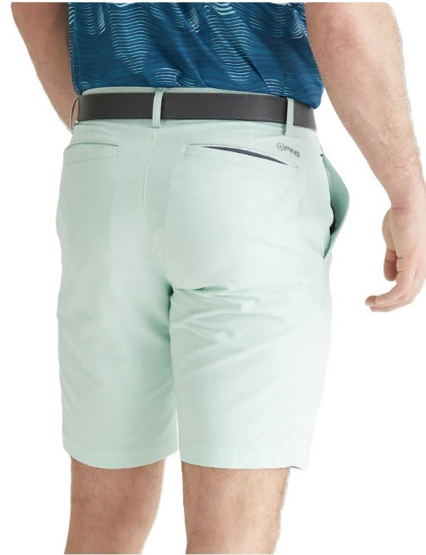 PING Barret herr shorts, misty green marl
