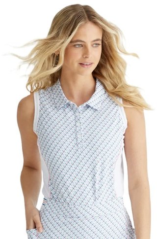 PING Colleen Sleeveless dam polo, neoteric/vit