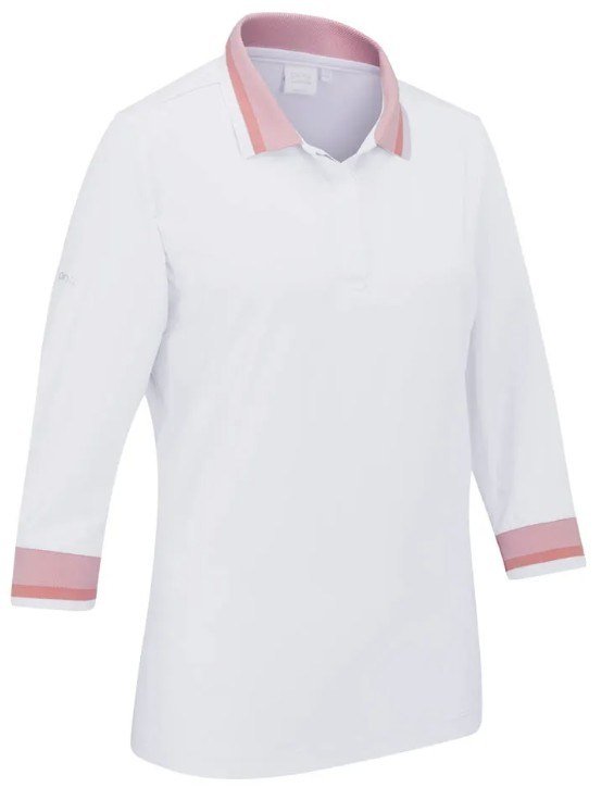 PING Lindsey dam polo, vit/sweet pea