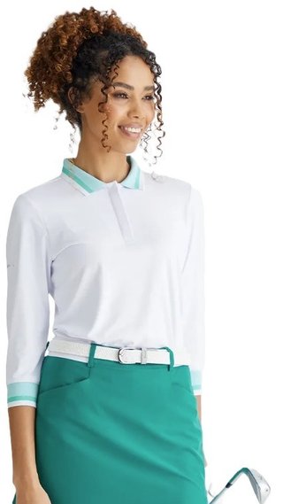 PING Lindsey dampolo, white/bright aqua