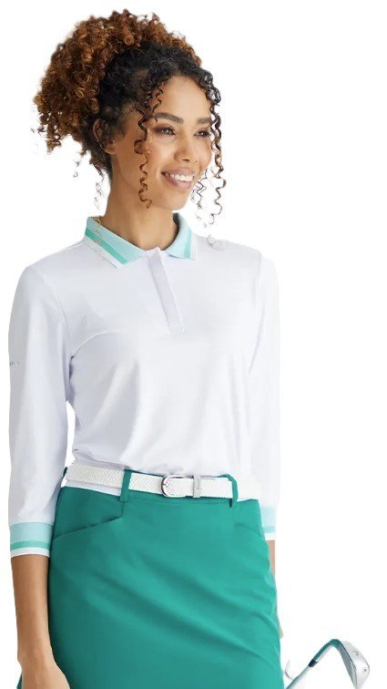 PING Lindsey dampolo, white/bright aqua
