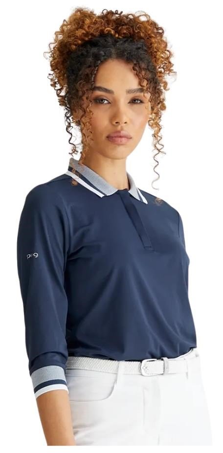 PING Lindsey dam polo, navy/vit
