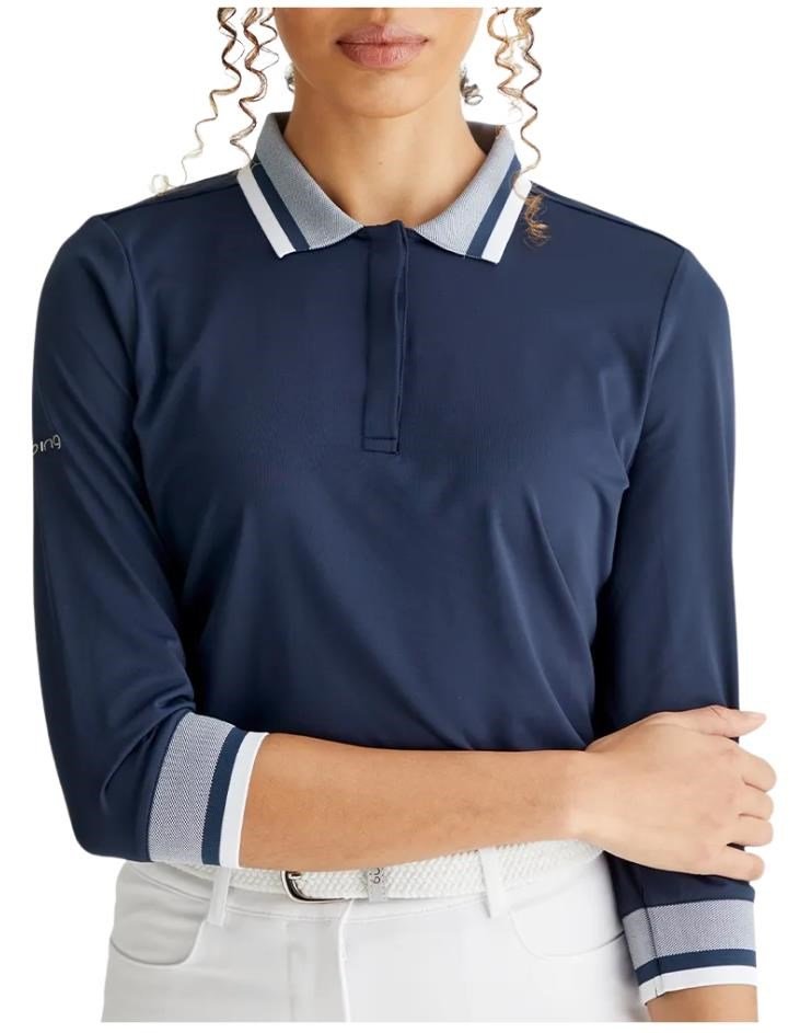 PING Lindsey dam polo, navy/vit