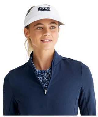 PING Abigale Performance Fleece damtröja, navy