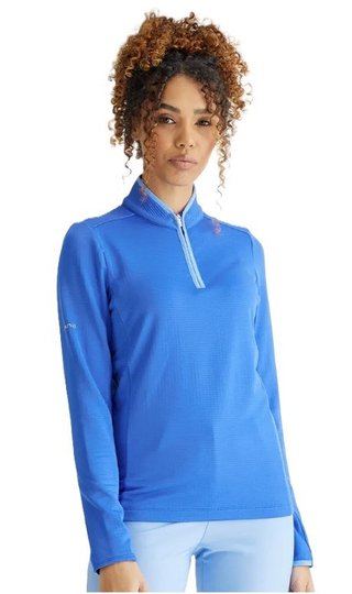 PING Abigale Fleece dam sweatshirt, ultrablå