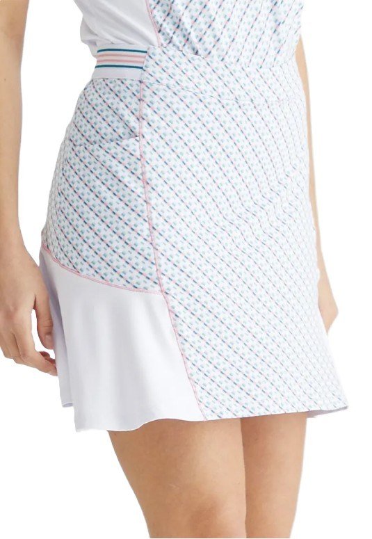 PING Odetta dam skort, vit/neoteric