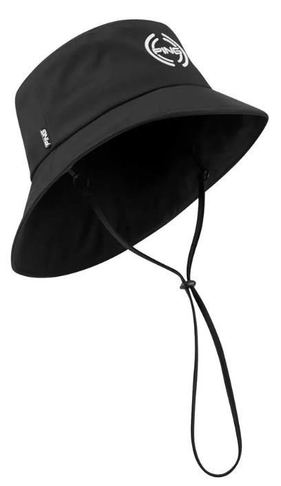 PING SensorDry waterproof herr bucket hat, svart