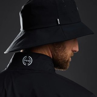 PING SensorDry waterproof herr bucket hat, svart