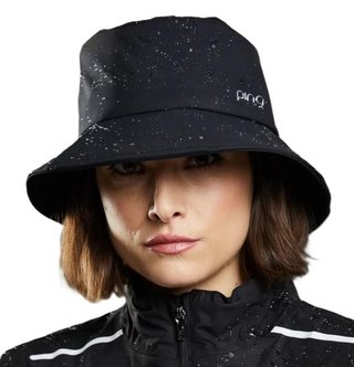 PING SensorDry Waterproof ladies bucket hat, svart