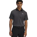 Under Armour T2G Printed herr polo, svart/halo gray