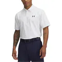 Under Armour T2G Printed herr polo, vit