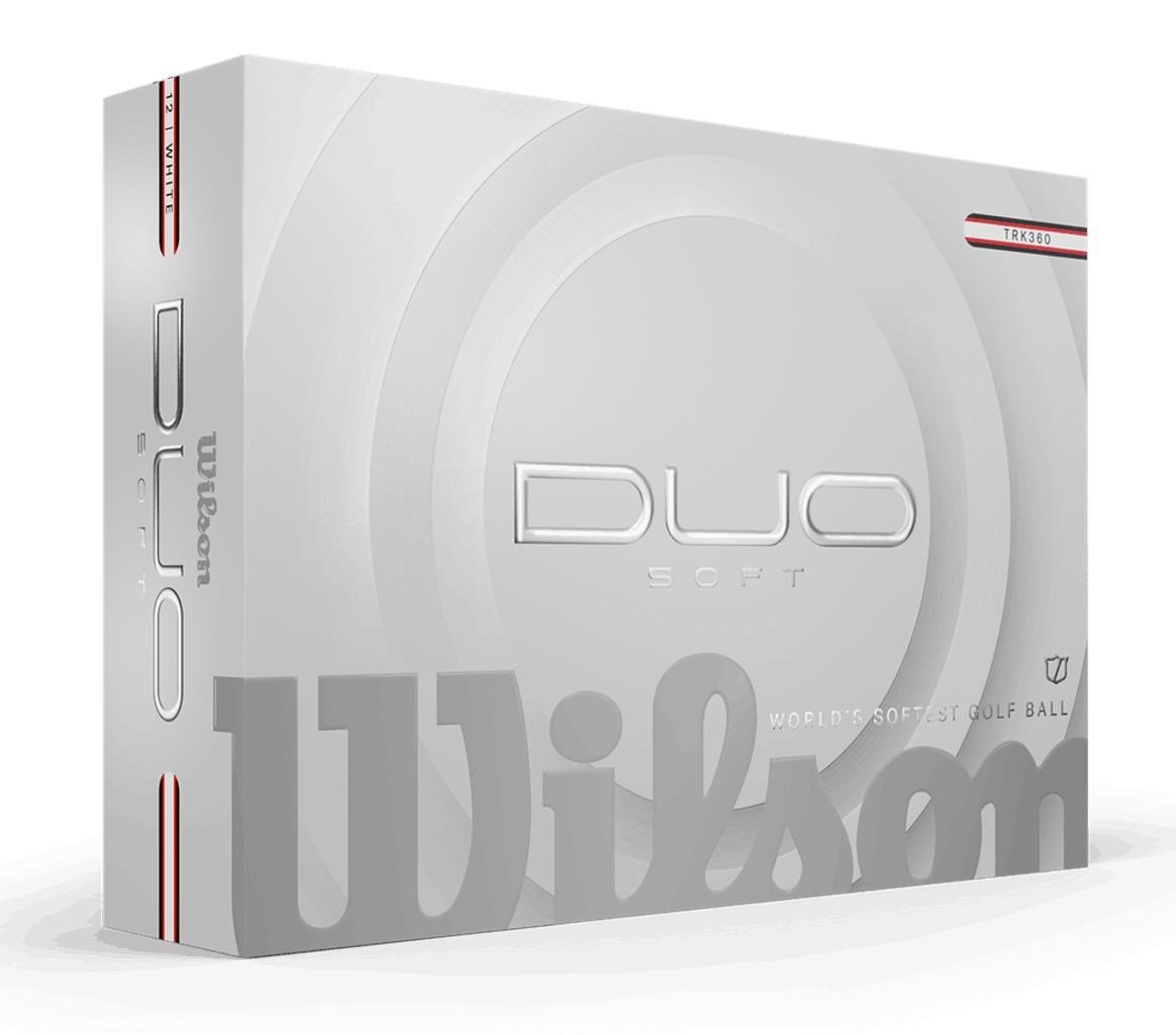 Wilson Duo Soft TRK360 golfbollar, röda