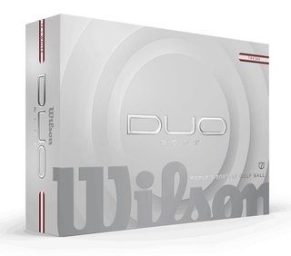 Wilson Duo Soft TRK360 golfbollar, röda