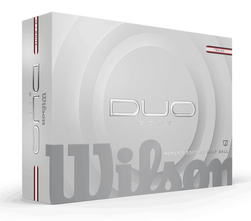 Wilson Duo Soft TRK360 golfbollar, röda
