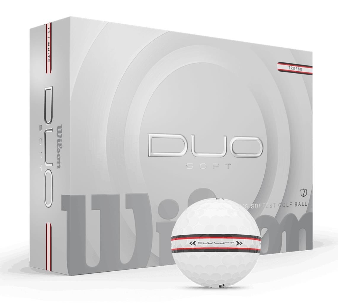Wilson Duo Soft TRK360 golfbollar, röda