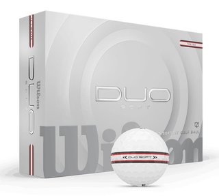 Wilson Duo Soft TRK360 golfbollar, röda