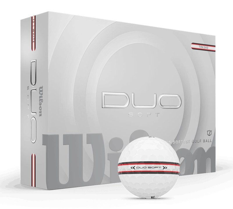 Wilson Duo Soft TRK360 golfbollar, röda
