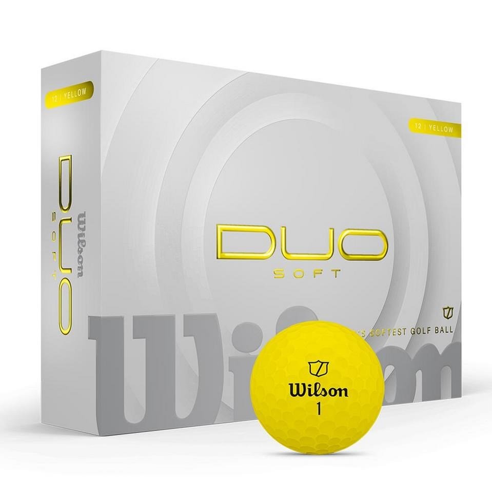 Wilson Duo Soft golfbollar, gula