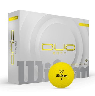 Wilson Duo Soft golfbollar, gula